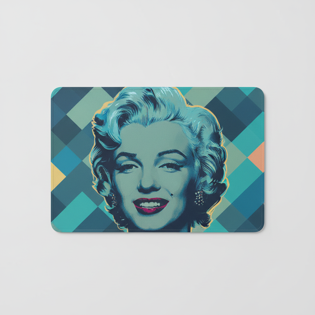 Shot Sage Blue Marilyn Mousepad