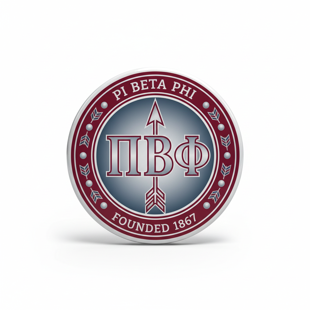 Simply Pi Phi Pinback Button 2.25-inch
