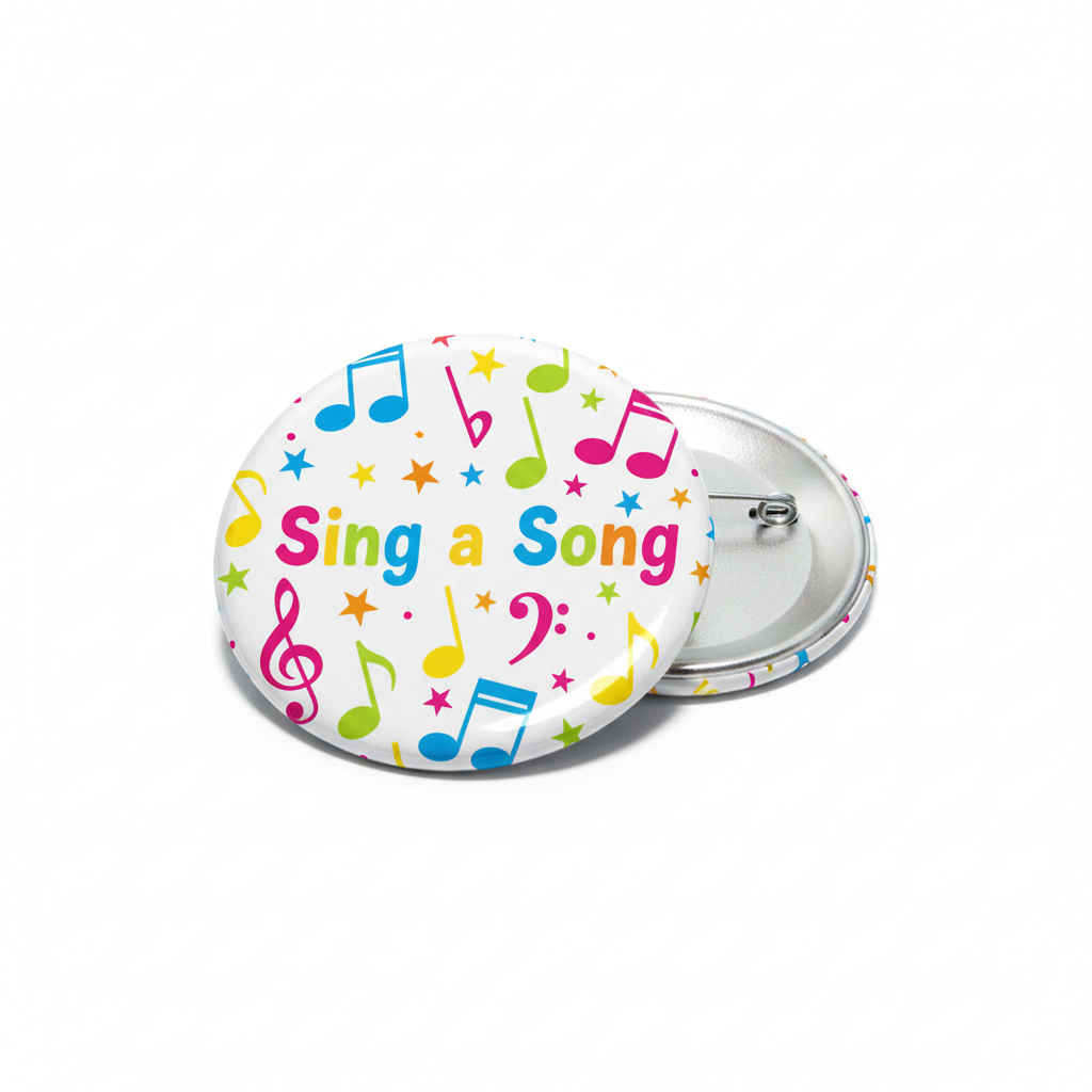 Sing a song Pinback 2.25-inch