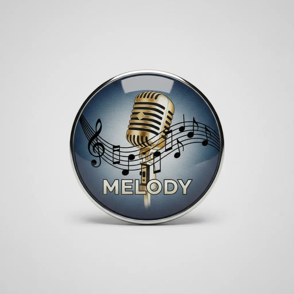 Singer Melody Pinback 2.25-inch