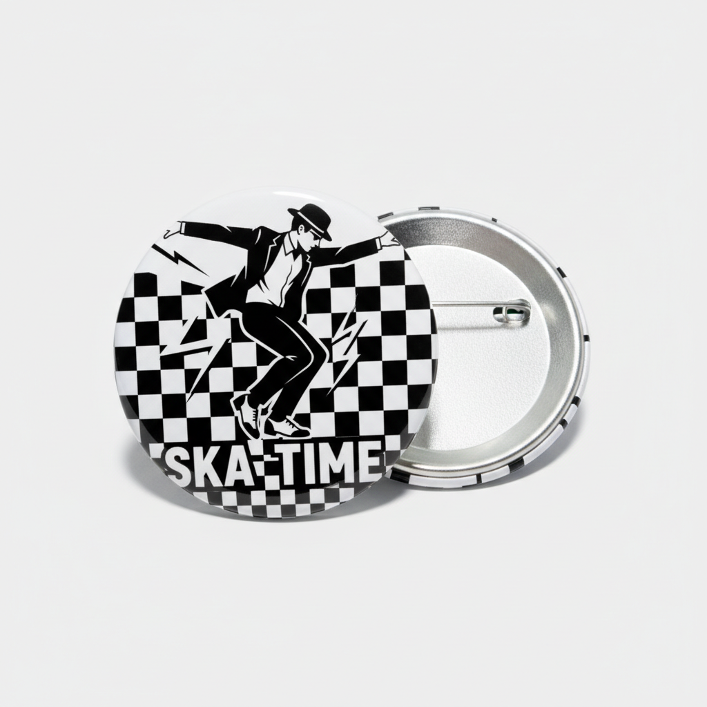 Ska Dancer Pinback 2.25-inch