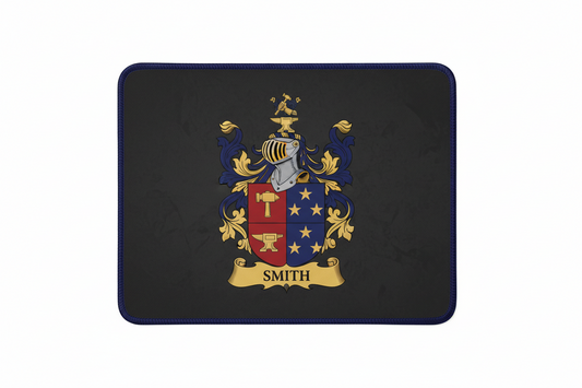 Smith Family Crest Coat of Arms Mousepad