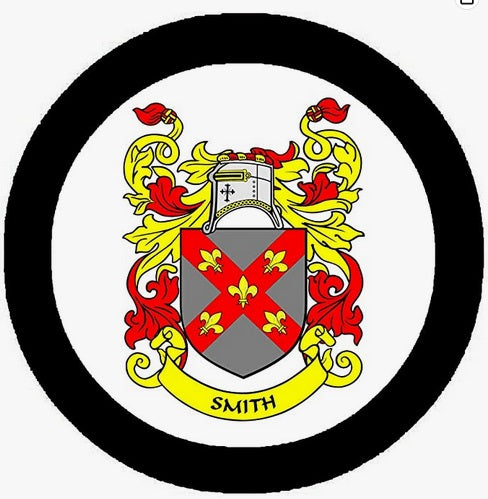 Smith Family Crest 3" Coat of Arms Round Magnet