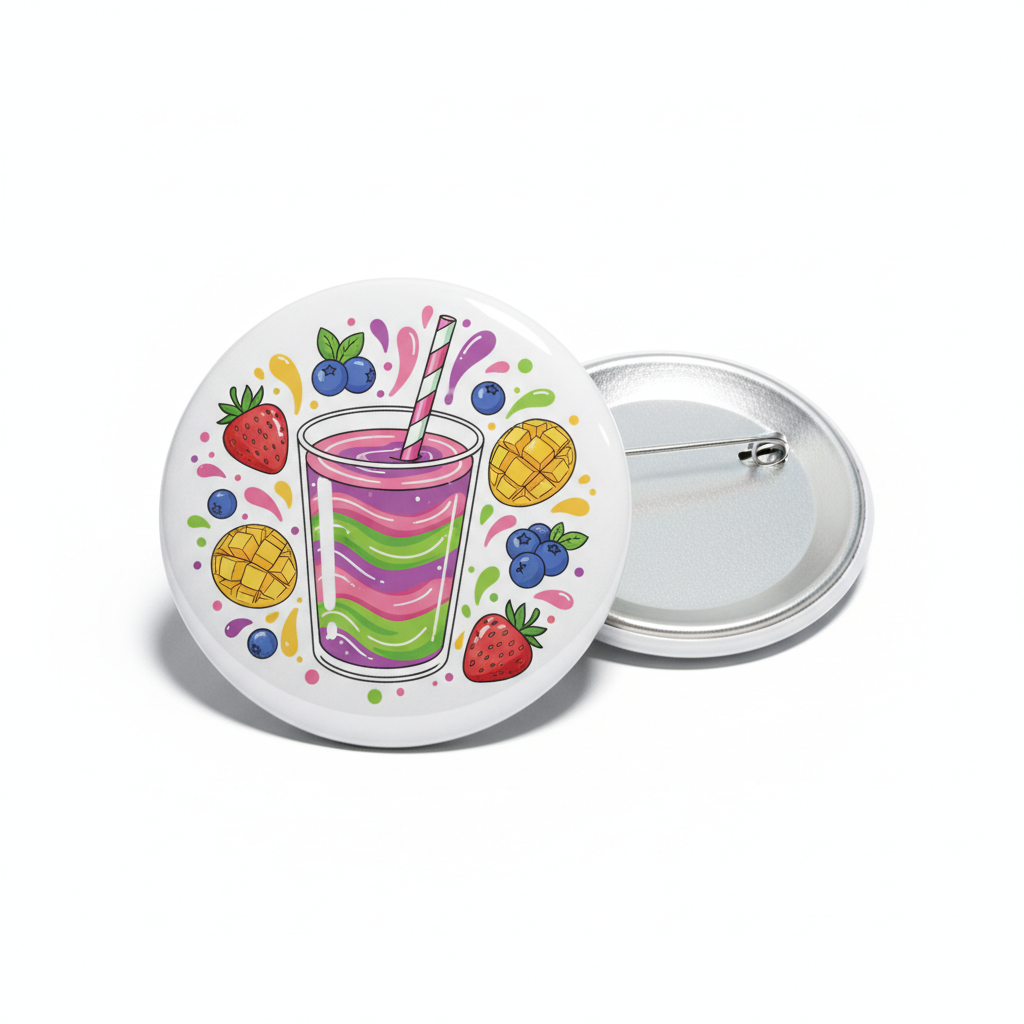 Smoothie Pinback 2.25-inch