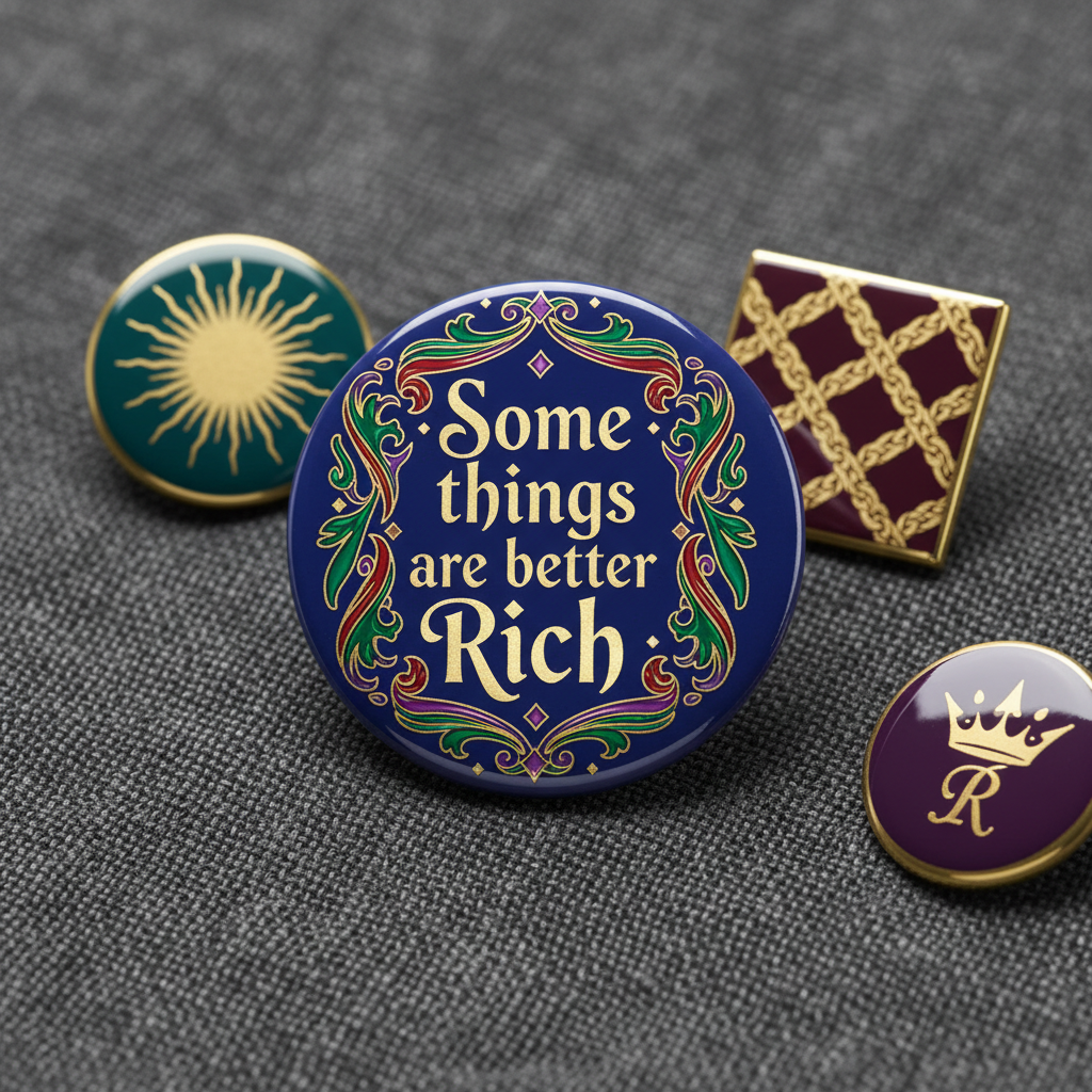 Some things are better rich Pinback 2.25-inch