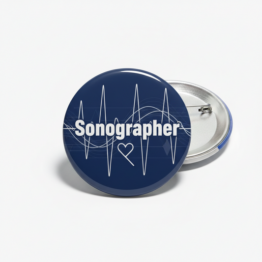 Sonographer Pinback 2.25-inch