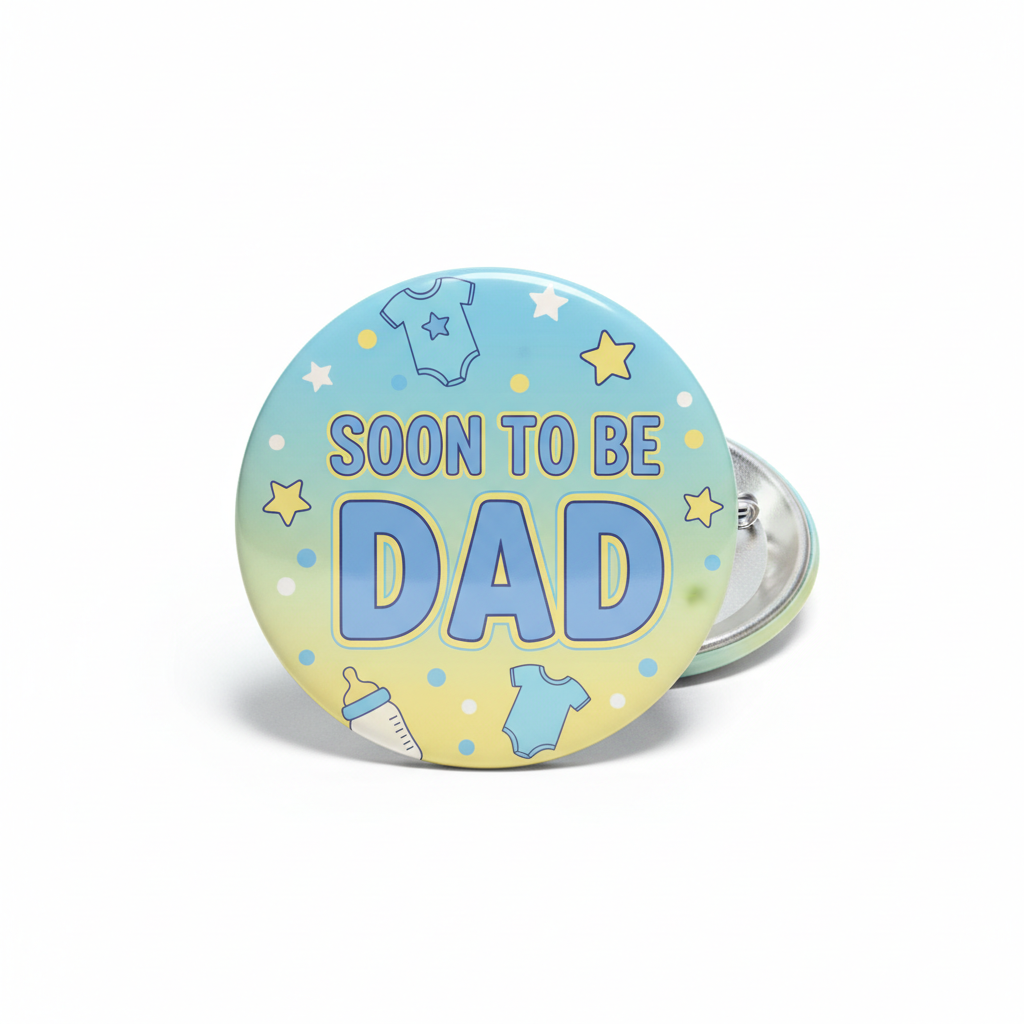 Soon to be Dad Pregnancy Announcement Pinback 2.25-inch