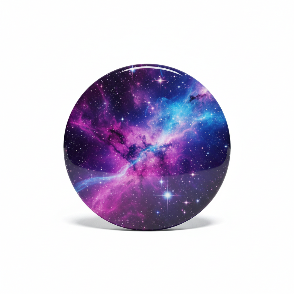 Space galaxy nebula. Universe stars Hubble NASA Pinback 2.25-inch