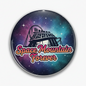 Space Mountain Forever Pinback 2.25-inch