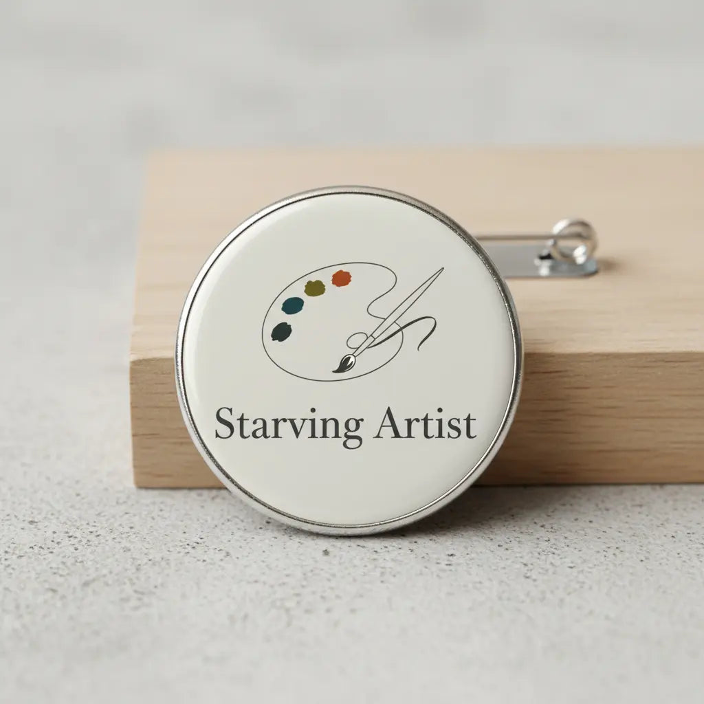 Starving Artist Pinback 2.25-inch