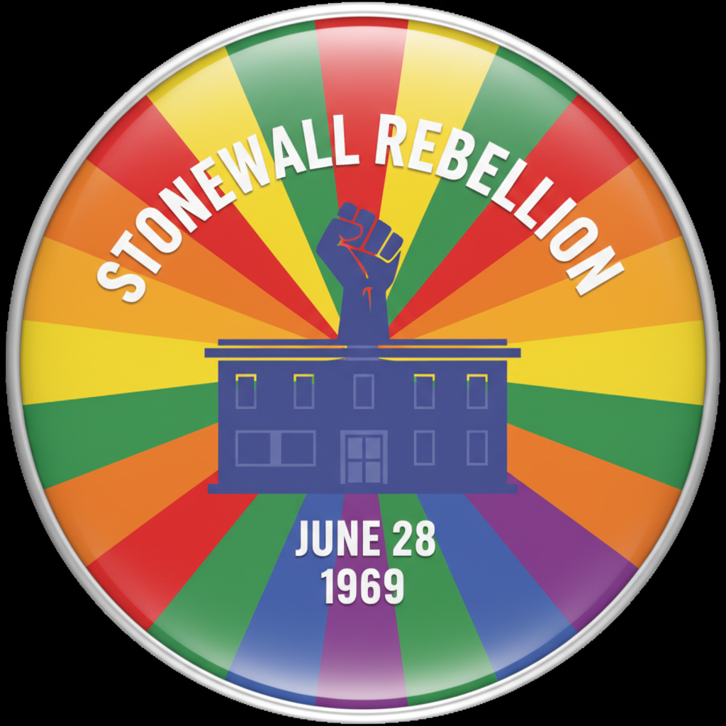 Stonewall Rebellion (June28) Pinback 2.25-inch