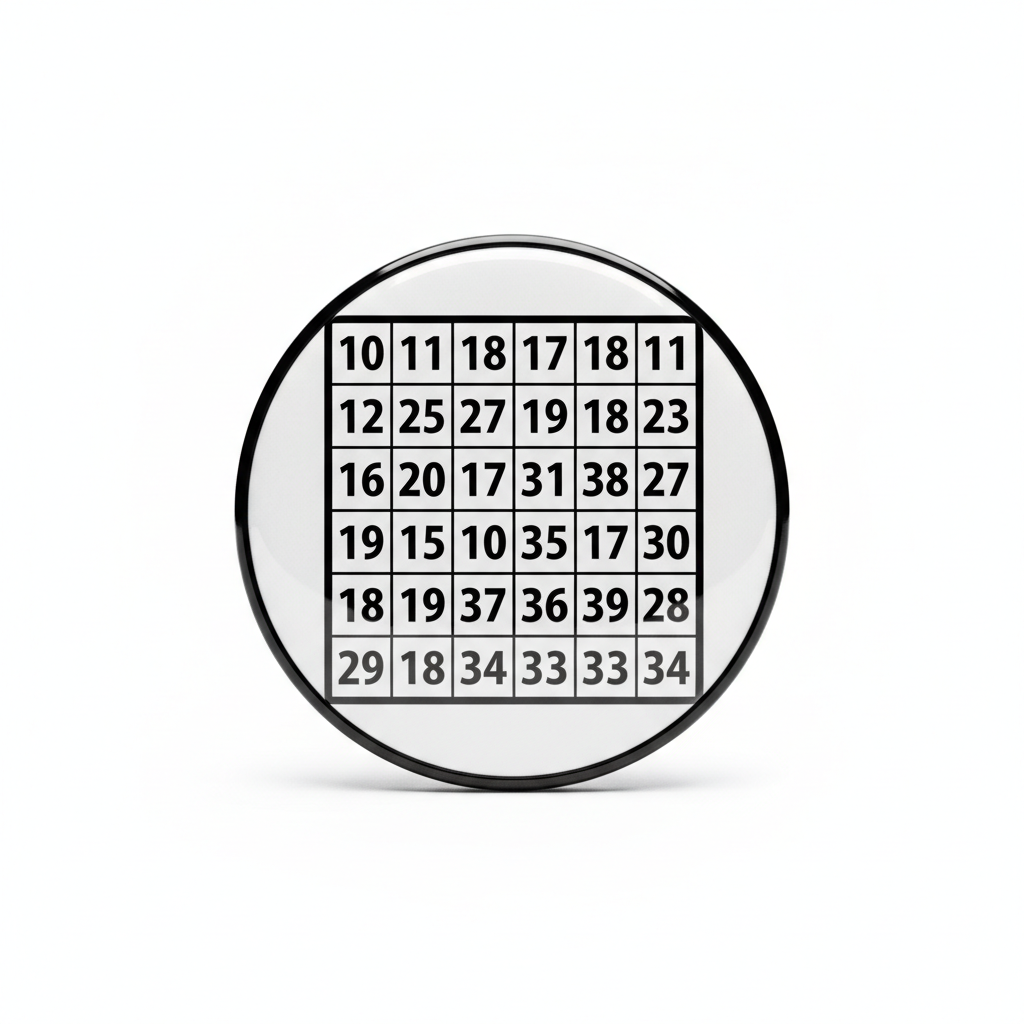 Sudoku Puzzle Pinback 2.25-inch
