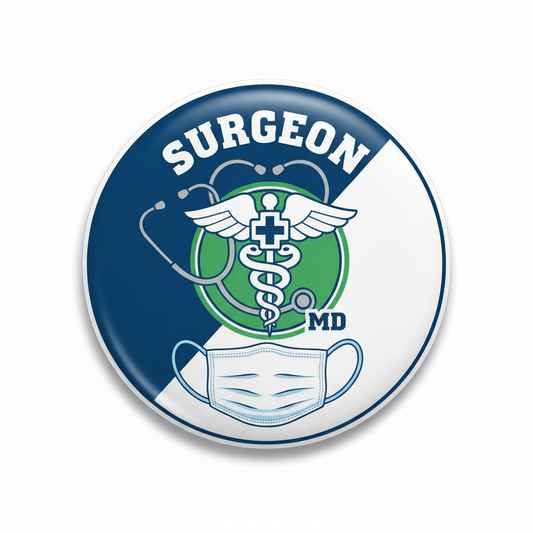 Surgeon Pinback 2.25-inch