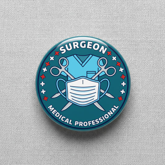 Surgeon Pinback 2.25-inch
