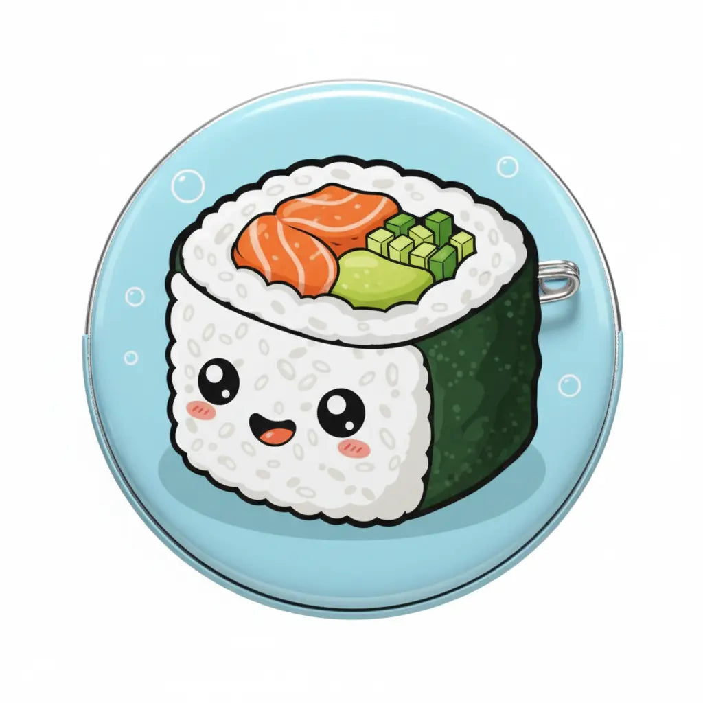 Sushi Roll Food Pinback 2.25-inch