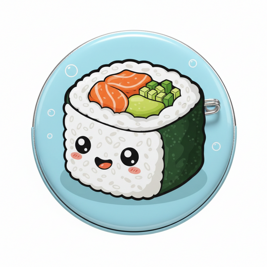 Sushi Roll Food Pinback 2.25-inch