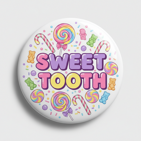 Sweet Tooth Pinback 2.25-inch