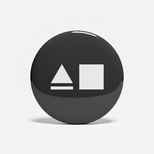 Symbol Eject Stop Pinback 2.25-inch Mypinbacks.com