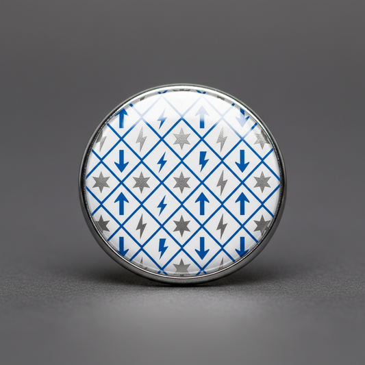 Symbol Repeat Pinback 2.25-inch Mypinbacks.com