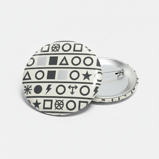 Symbol Tape Pinback 2.25-inch Mypinbacks.com