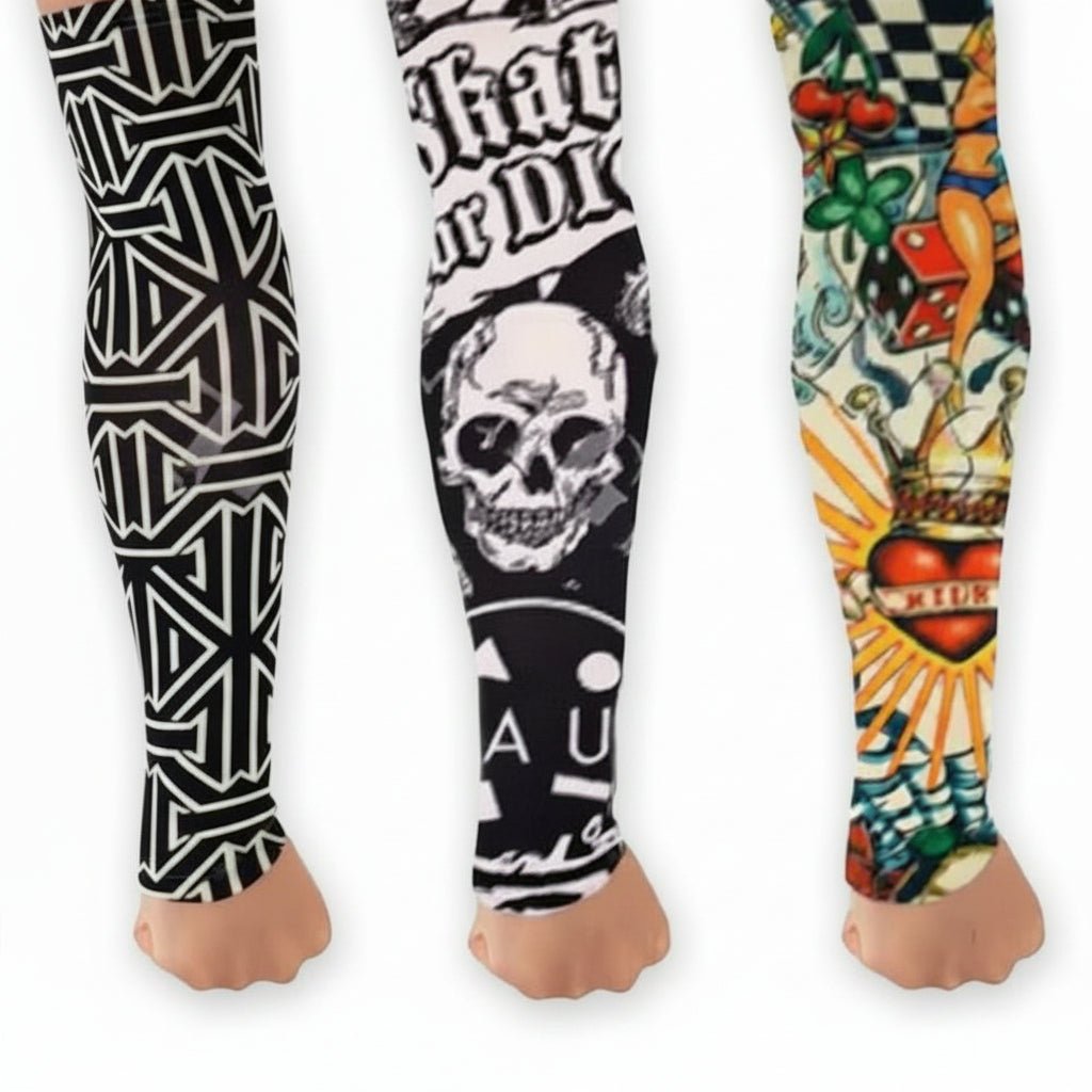 Tattoos Arm Sleeve Cover Assorted 10 Pcs - My Pinbacks