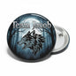 Team Jacob wolf graphic pinback button, 2.25-inch round metal back