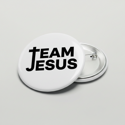 Team Jesus Pinback 2.25-inch Mypinbacks.com