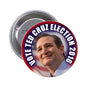 2.25-inch round pinback button with Ted Cruz photo and blue/red text