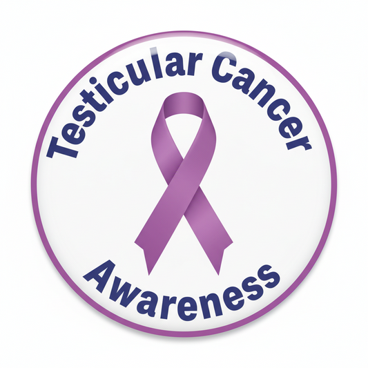 Testicular Cancer Awareness (April) Pinback 2.25-inch