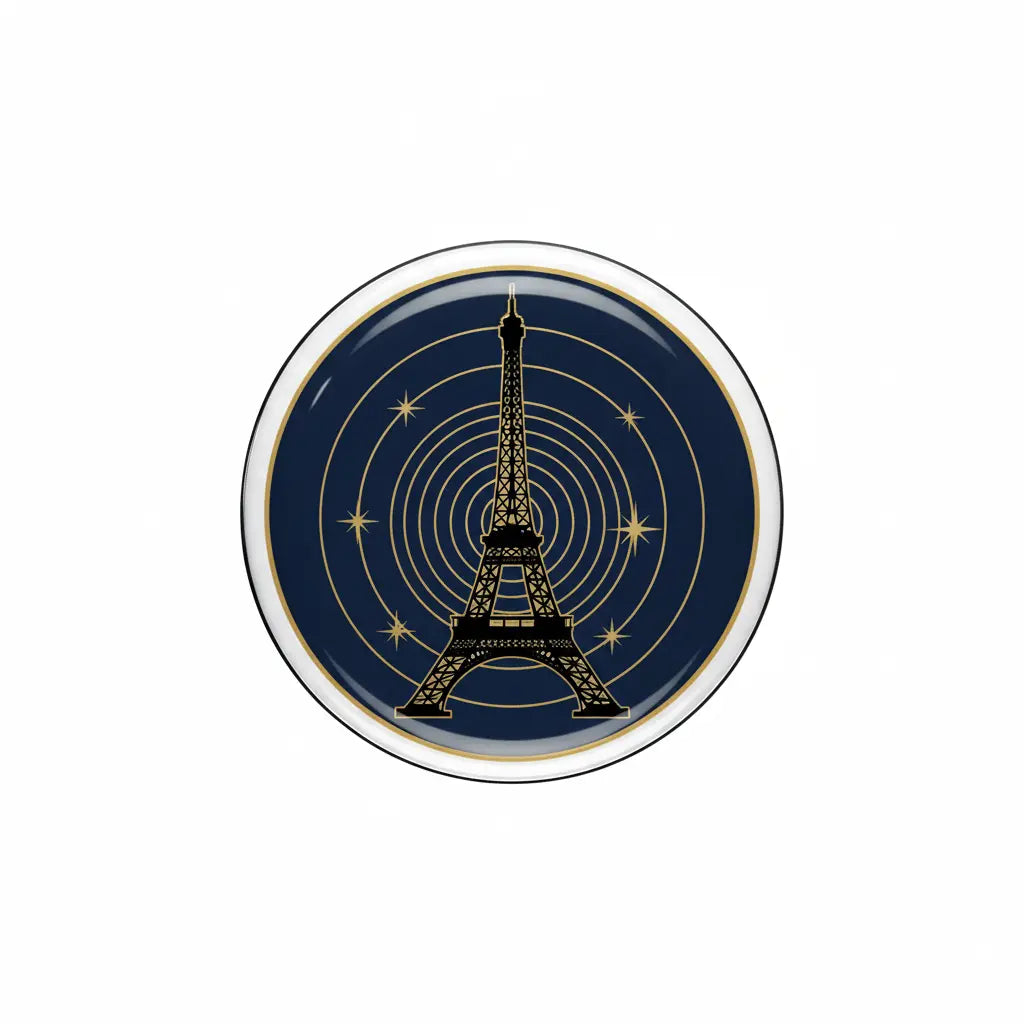The Eiffel Tower Pinback 2.25-inch
