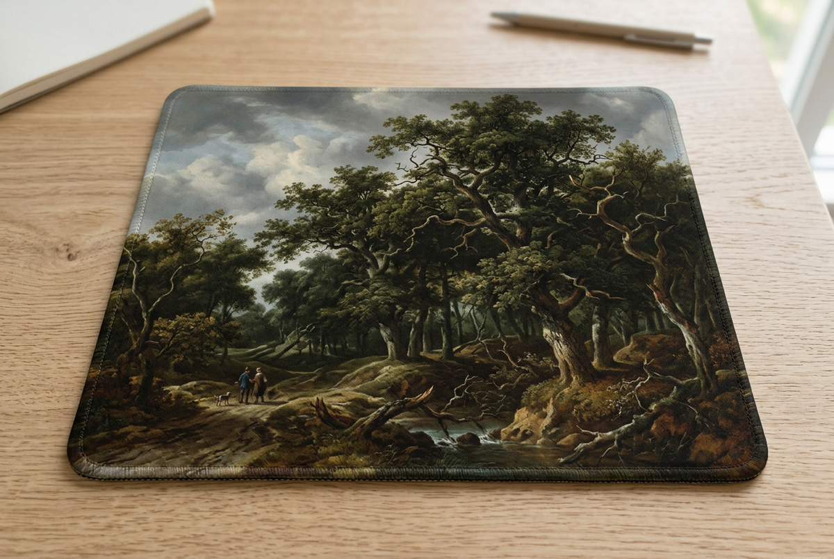 Jacob Isaakszoon van Ruisdael The Large Forest Mousepad