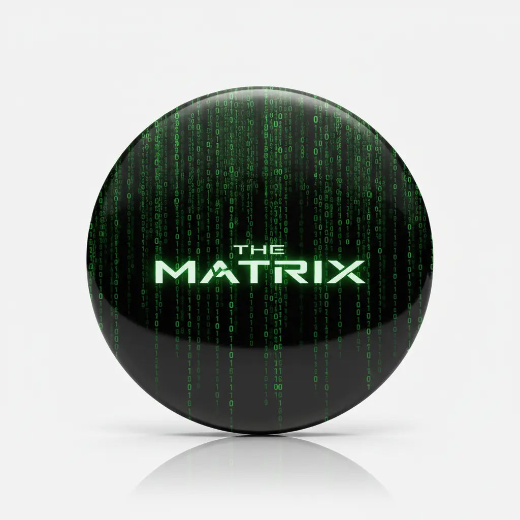 The Matrix Binary Pinback 2.25-inch