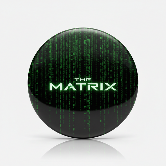 The Matrix Binary Pinback 2.25-inch