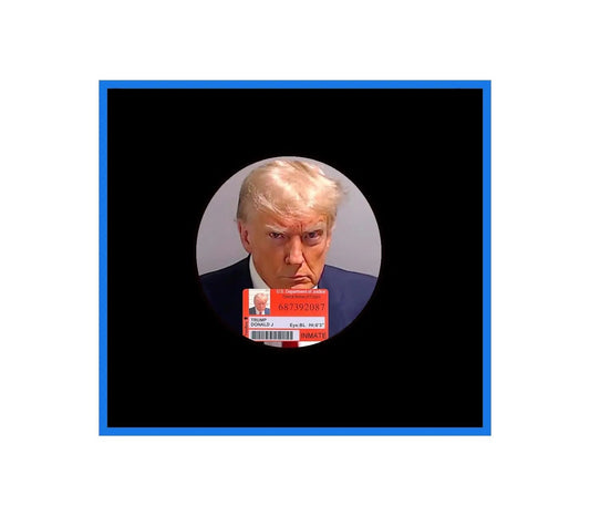 The Most Wanted Inmate Anti- Pinback 3-inch Trump - My Pinbacks