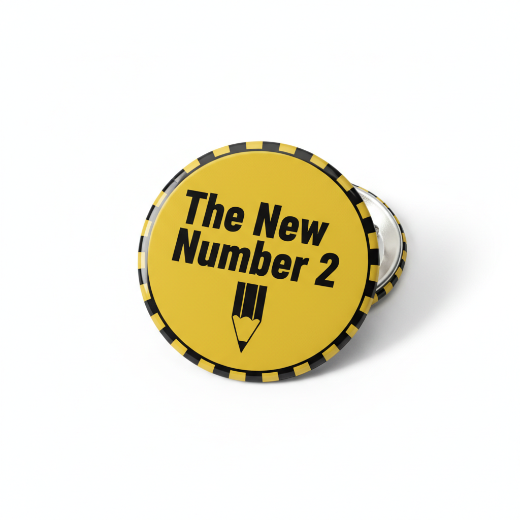 The New Number 2 Pinback 2.25-inch
