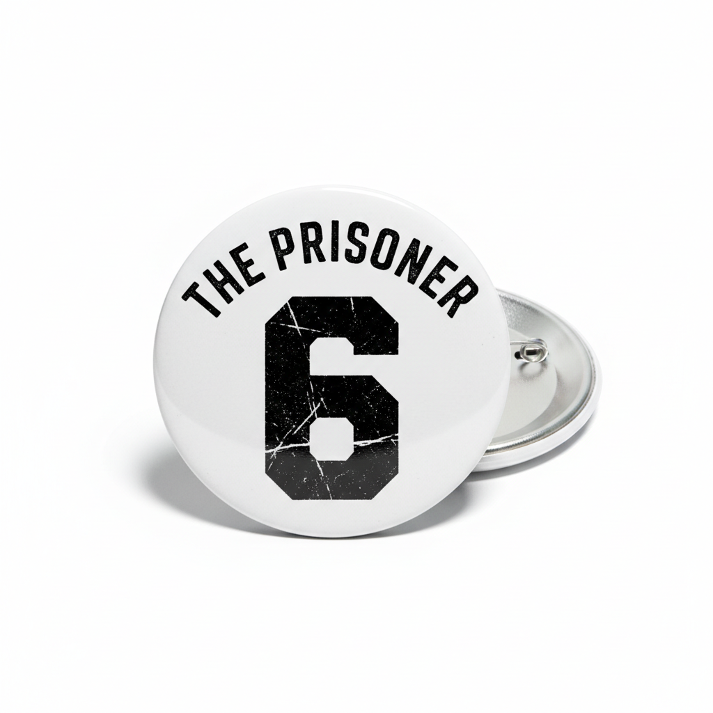 The Prisoner Number Pinback 2.25-inch