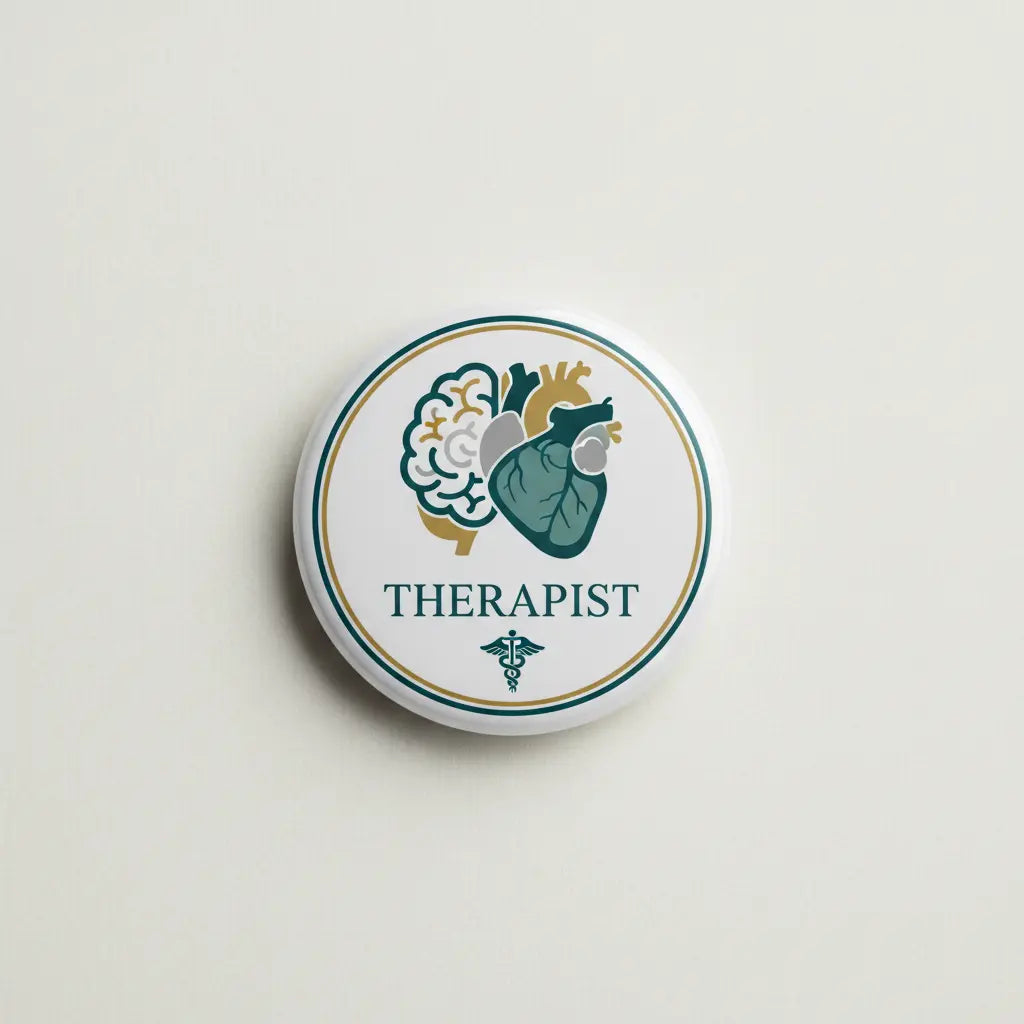 Therapist Pinback 2.25-inch