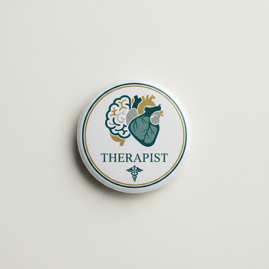 Therapist Pinback 2.25-inch