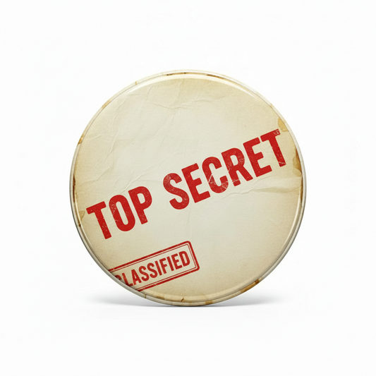 Top Secret Pinback 2.25-inch
