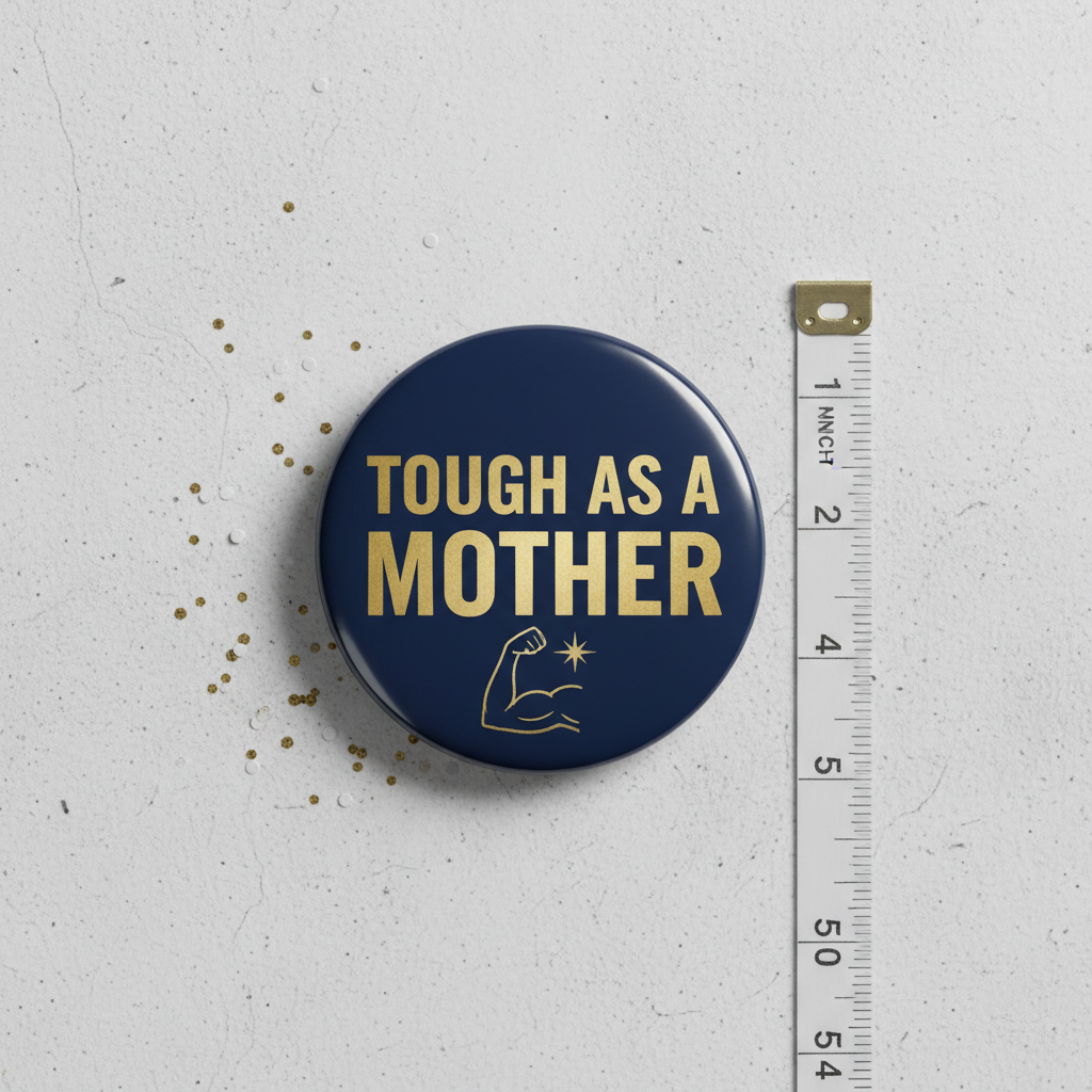 Tough As A Mother Pinback 2.25-inch