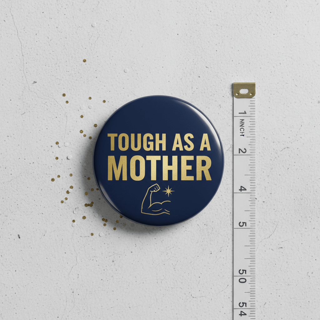 Tough As A Mother Pinback 2.25-inch - My Pinbacks
