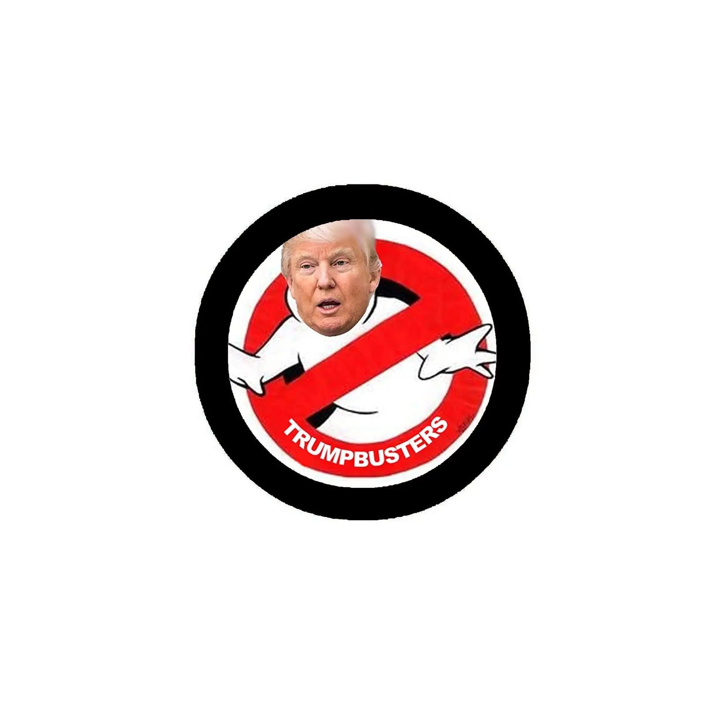 Trump Buster Ghost Pinback 2.25-inch Funny - My Pinbacks