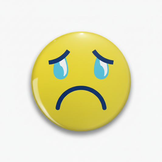 Unhappy Pinback 2.25-inch