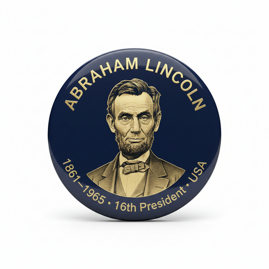 USA President ABRAHAM LINCOLN 1861-1865 Pinback 2.25-inch