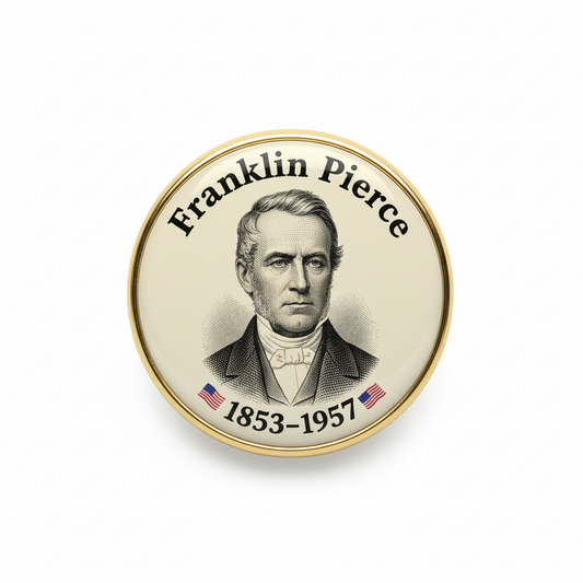 USA President FRANKLIN PIERCE 1853-1857 Pinback 2.25-inch