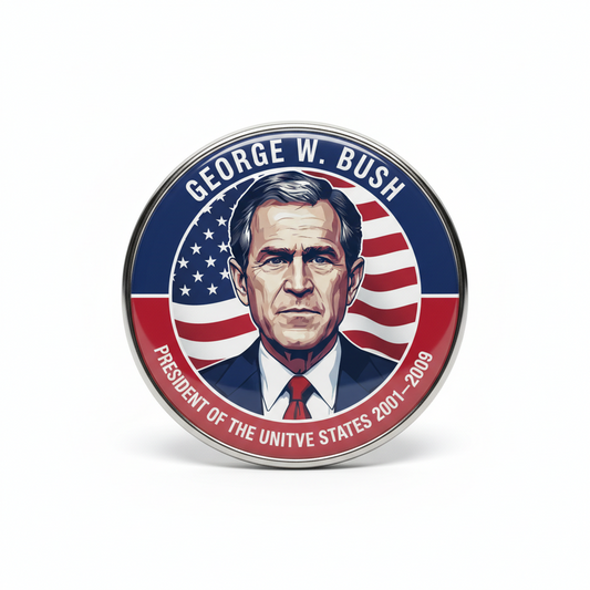 USA President GEORGE W. BUSH 2001-2009 Pinback 2.25-inch