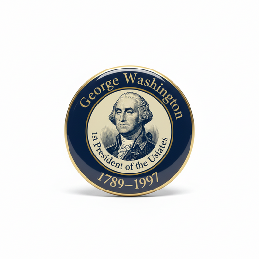GEORGE WASHINGTON 1789-1797 Pinback 2.25-inch