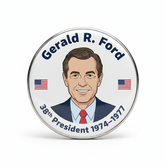 USA President GERALD R. FORD 1974-1977 Pinback 2.25-inch