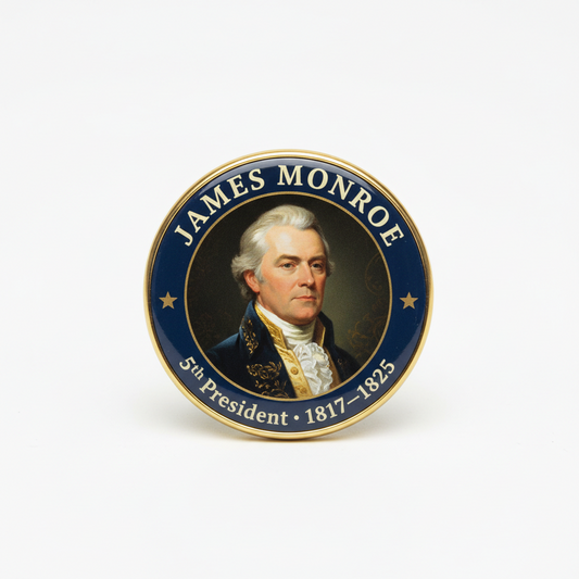 USA President JAMES MONROE 1817-1825 Pinback 2.25-inch