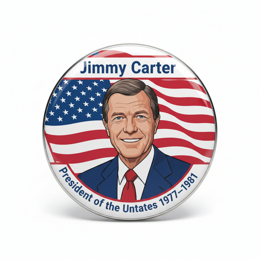 USA President JIMMY CARTER 1977-1981 Pinback 2.25-inch